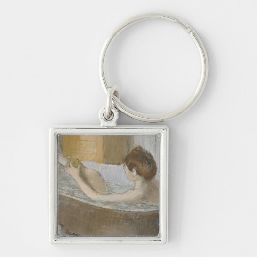 Porte-clés Femme d'Edgar Degas | à son Bath, épongeant sa (Devant)