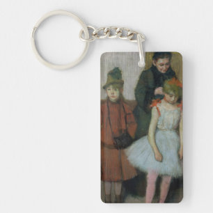 Porte-clés Femme d'Edgar Degas   avec deux petites filles