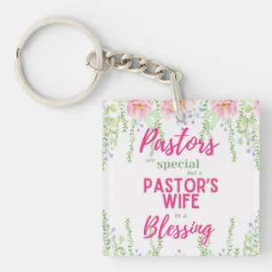 Porte-clés ✝️ Femme du pasteur épouse apprécient Merci cadeau