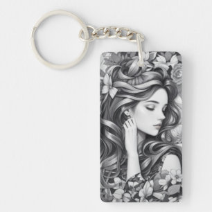 Porte-clés Femme endormie