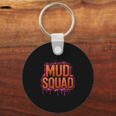Porte-clés Femme Femme Muddy Mud Run Squad Mudding Courir (Recto)