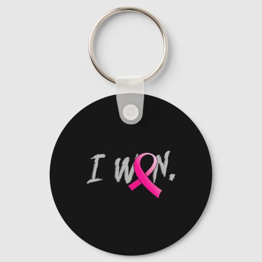 Porte-clés Femme I Woman I Wast Cancer Awareness Pink Ribbon (Recto)