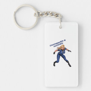 Porte-clés Femme invisible
