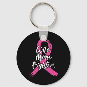 Porte-clés Femme Maman Fighter Cancer du sein Patient Pink Aw