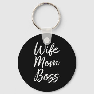 Porte-clés Femme maman patronne dame drôle maman mignonne Fem