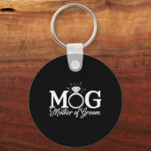 Porte-clés Femme Mère De La Groom Mob Mog Maman Mariage Bac (Recto)