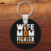 Porte-clés Femme Mère Fighter RSD Sensibilisation CRPS (Recto)
