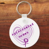 Porte-clés Femme Opinionisée (Recto)