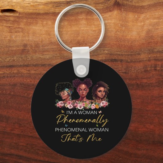 Porte-clés Femme phénoménale Porte - clé double face (Verso)