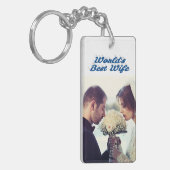 Porte-clés Femme Photo bleu marine (Devant gauche)