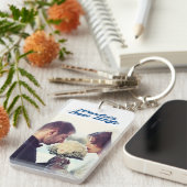 Porte-clés Femme Photo bleu marine (Devant droit)