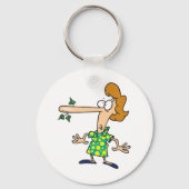 Porte-clés Femme Qui A Dit Mensonges (Recto)