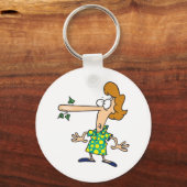 Porte-clés Femme Qui A Dit Mensonges (Recto)