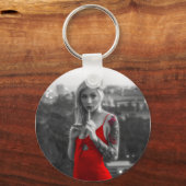 Porte-clés Femme rouge (Recto)