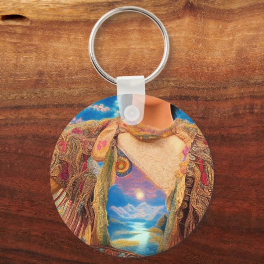 Porte-clés Femme Shaman (Verso)