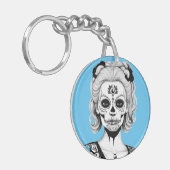 PORTE-CLÉS FEMME SKULLHEAD (Devant gauche)