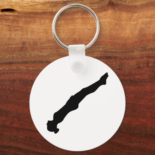 Porte-clés Femme trampoline (Recto)