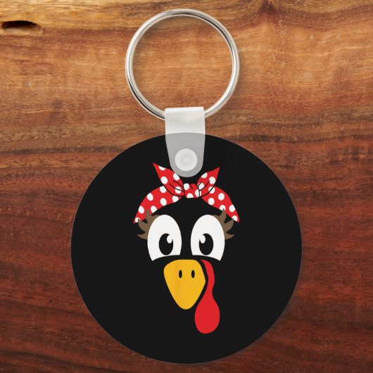 Porte-clés Femme Turquie Avec Tête De Tête Pour Filles D'Acti (Recto)