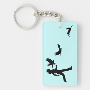 Porte-clés Femme volant Harris Hawks