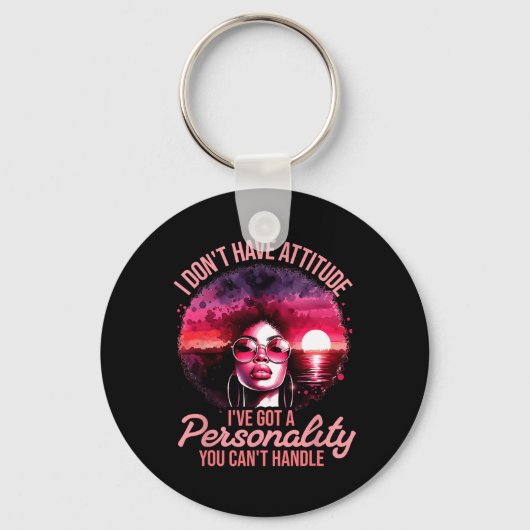 Porte-clés Femmes afro-américaines Black Pride Femmes afro-am (Recto)