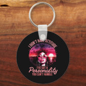 Porte-clés Femmes afro-américaines Black Pride Femmes afro-am (Recto)