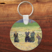 Porte-clés Femmes baignant Dieppe par Paul Gauguin (Recto)