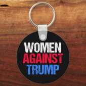 Porte-clés Femmes contre Trump 2024 Élections noir (Verso)