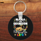 Porte-clés Femmes De Soutien Sensibilisation sur l'autisme Na (Recto)