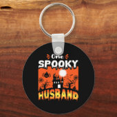 Porte-clés Femmes Effrayant Éffrayant Halloween design Châtea (Recto)