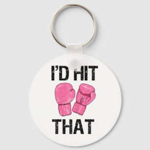 Porte-clés Femmes Femmes Kickboxing Chemise Drôle Je frappera