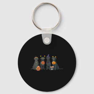 Porte-clés Femmes Halloween Black Lab Automne Labrador Retrie