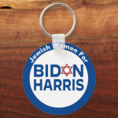 Porte-clés Femmes juives pour Biden Harris (Recto)