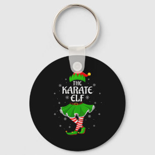 Porte-clés Femmes Karaté Elfe Noël Famille Filles Femmes Elfe