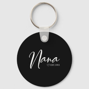 Porte-clés Femmes Nana Est 1993 Fête des mères Vêtements d'an