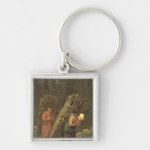 Porte-clés Femmes rurales avec la broussaille, c.1858