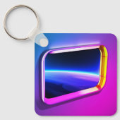 Porte-clés Fenêtre à l'espace (Recto)