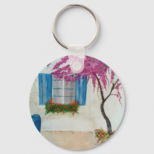 Porte-clés Fenêtre grecque (Recto)
