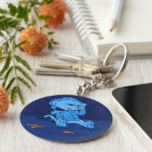 Porte-clés Ferald Feeling Porte - clé bleu (Côté)