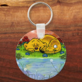 Porte-clés Ferald | Ferret dormant (Recto)