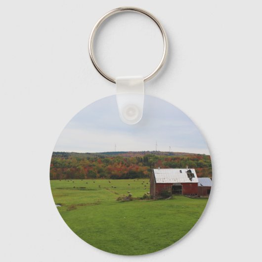 Porte-clés Ferme d'automne (Recto)