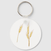 Porte-clés Ferme de blés dorés Récolte de grains (Recto)