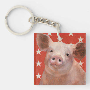 Porte-clés Ferme patriotique - porc