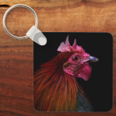 Porte-clés Fermes | Tête de coq (Recto)