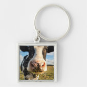 Porte-clés Fermes | Vache Holstein Chewing (Devant)