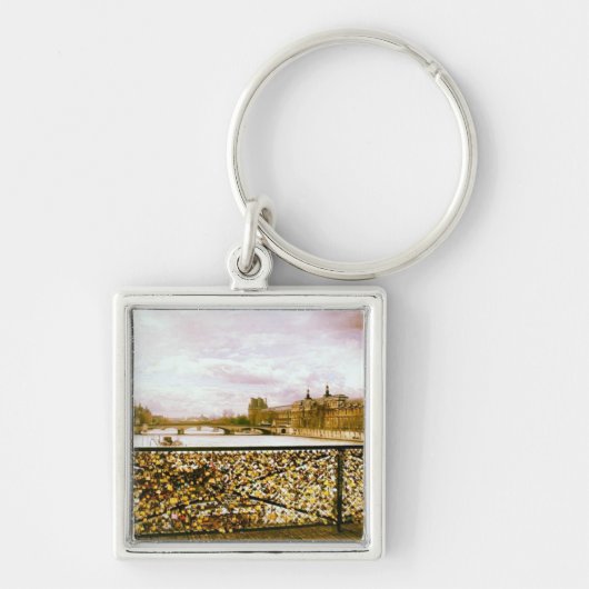Porte-clés Fermez à clef le pont à Paris (Devant)