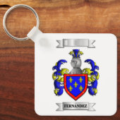 Porte-clés Fernandez Nom et Blason (Recto)