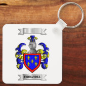 Porte-clés Fernandez Nom et Blason (Verso)