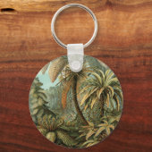 Porte-clés Ferns Palm Tree Antiquité Botanique Ferns Art (Recto)
