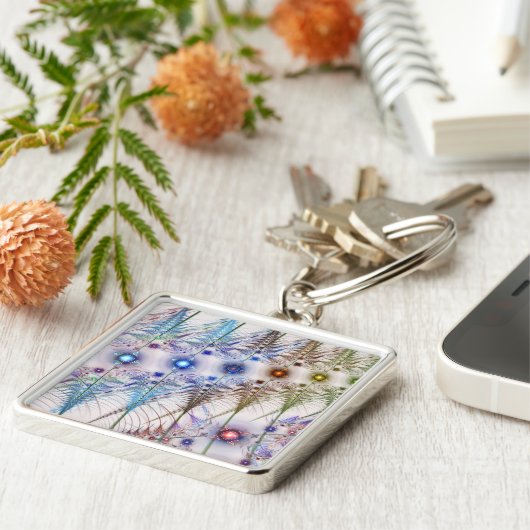 Porte-clés Ferns'N Flowers Abstract (Côté)