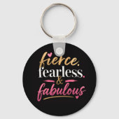 Porte-clés Féroce, intrépide et fabuleux  (Verso)